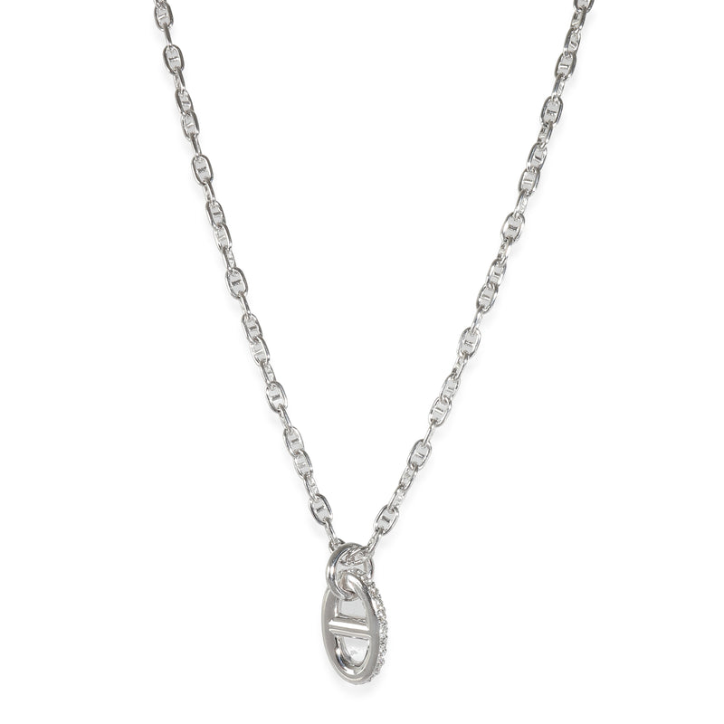 Hermès Farandole Pendant in 18K White Gold 0.45 CTW fv
