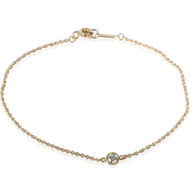 Tiffany & Co. Elsa Peretti Diamonds by the Yard  Bracelet, 18K YG 0.08 Ctw