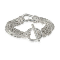 Multi-Strand Heart Bracelet in  Sterling Silver