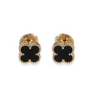 Van Cleef & Arpels Alhambra Stud Earring in 18K Yellow Gold