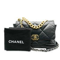 Chanel Black Quilted Lambskin Medium Chanel 19 Flap Bag