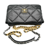 Chanel Black Quilted Lambskin Medium Chanel 19 Flap Bag