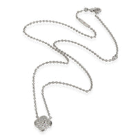 Pure Alhambra Pendant in 18K White Gold 0.33 CTW