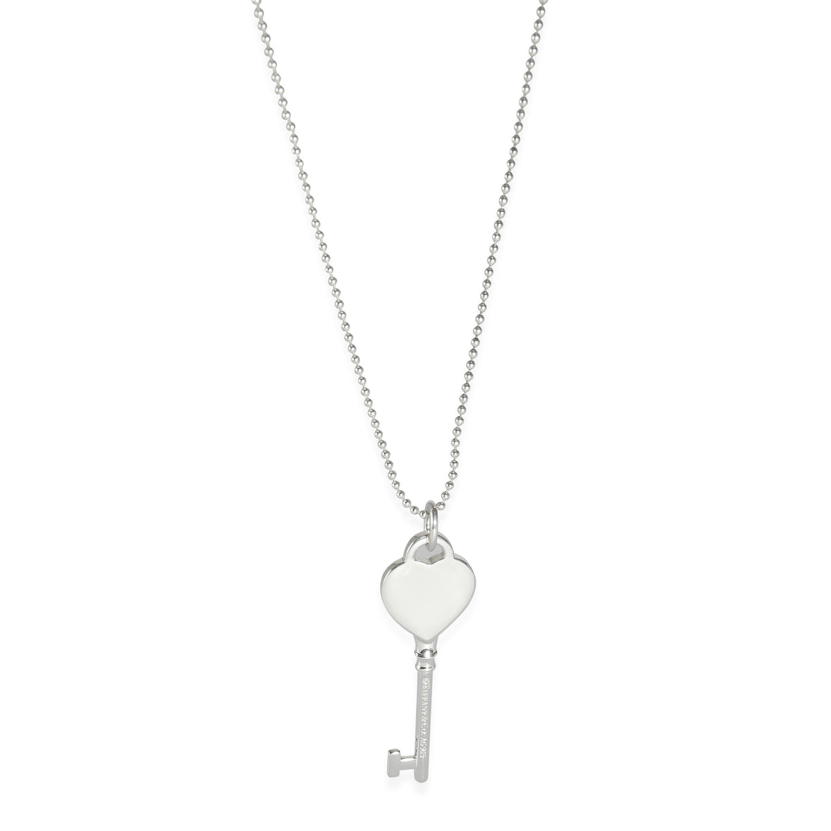 Return to Tiffany Heart Key Pendant in Sterling Silver