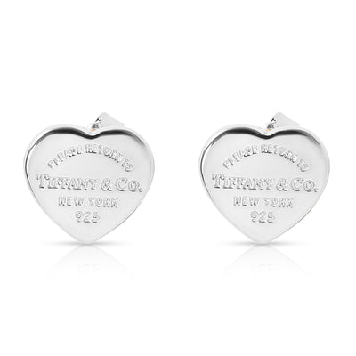 Return to Tiffany Heart Stud Earring in Sterling Silver