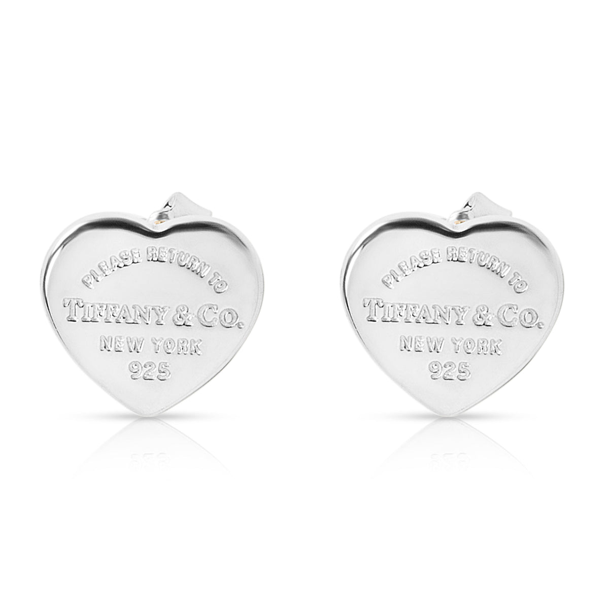 Return to Tiffany Heart Stud Earring in Sterling Silver