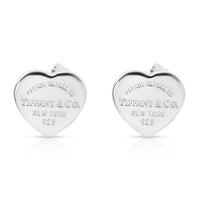 Return to Tiffany Heart Stud Earring in Sterling Silver