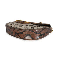 Bronze Python Marron Monogram Empire Levant