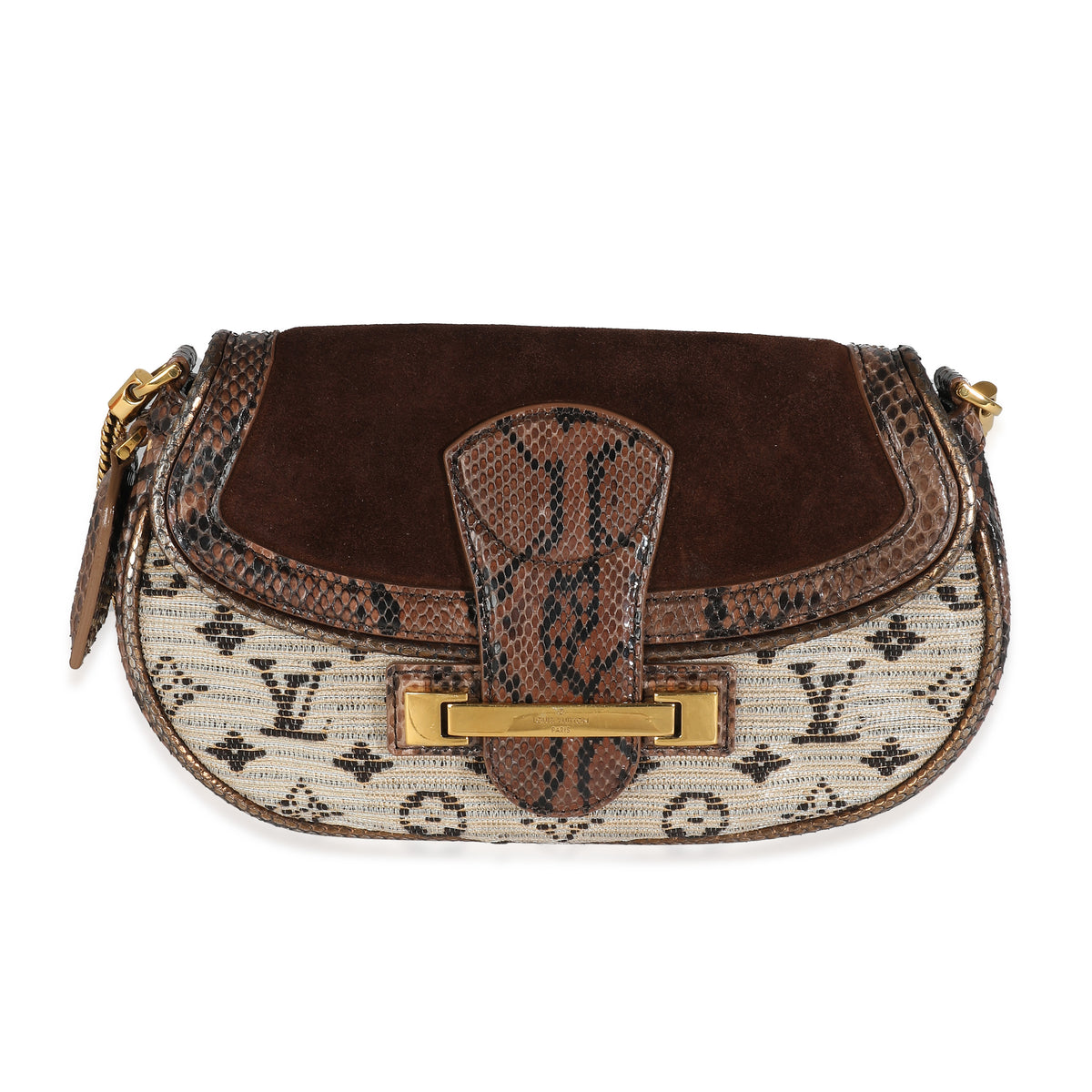 Bronze Python Marron Monogram Empire Levant