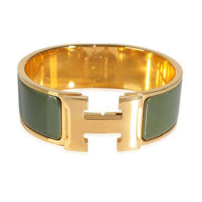 Hermès Clic Clac Bracelet in  Gold Plated