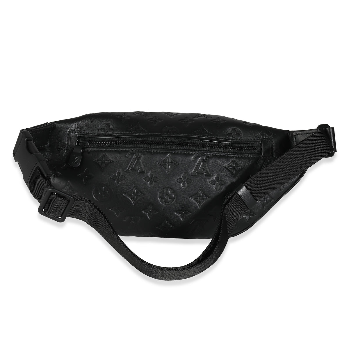 Louis Vuitton Black Monogram Shadow Calfskin Discovery Bumbag PM