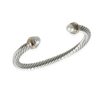 David Yurman Cable Classic Pearl Bracelet in 14k Yellow Gold/Sterling Silver