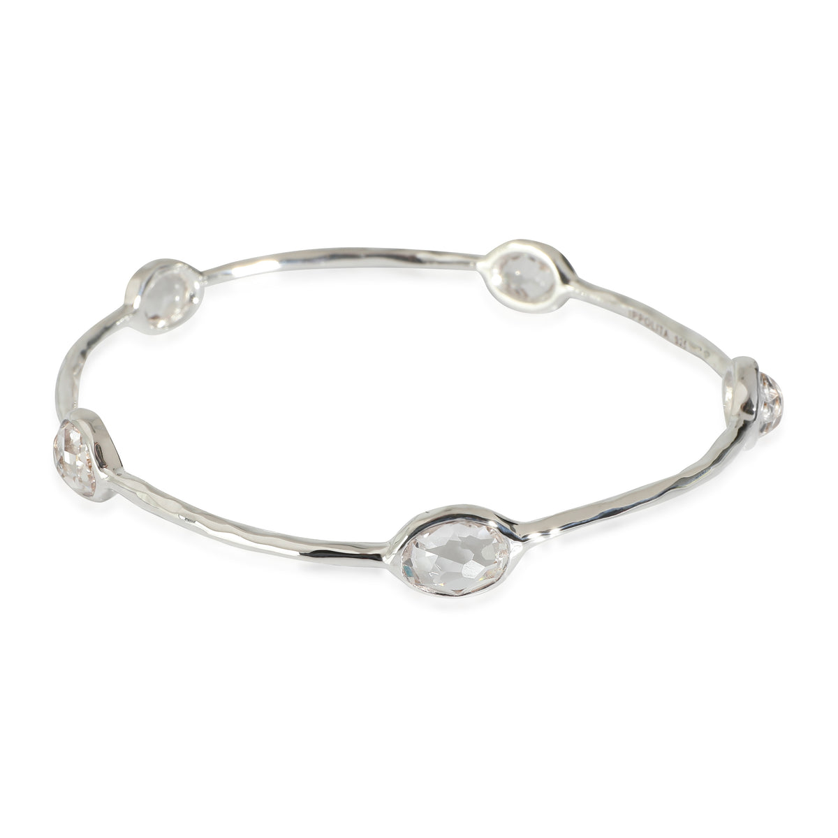 Rock Candy Bangle in Sterling Silver