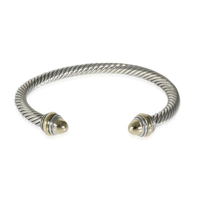 David Yurman Cable Classic Bangle in 14K Yellow Gold/Sterling Silver