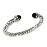 David Yurman Cable Classic Bangle in 14K Yellow Gold/Sterling Silver