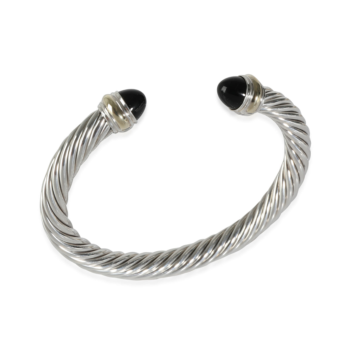 David Yurman Cable Classic Bangle in 14K Yellow Gold/Sterling Silver