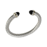 David Yurman Cable Classic Bangle in 14K Yellow Gold/Sterling Silver