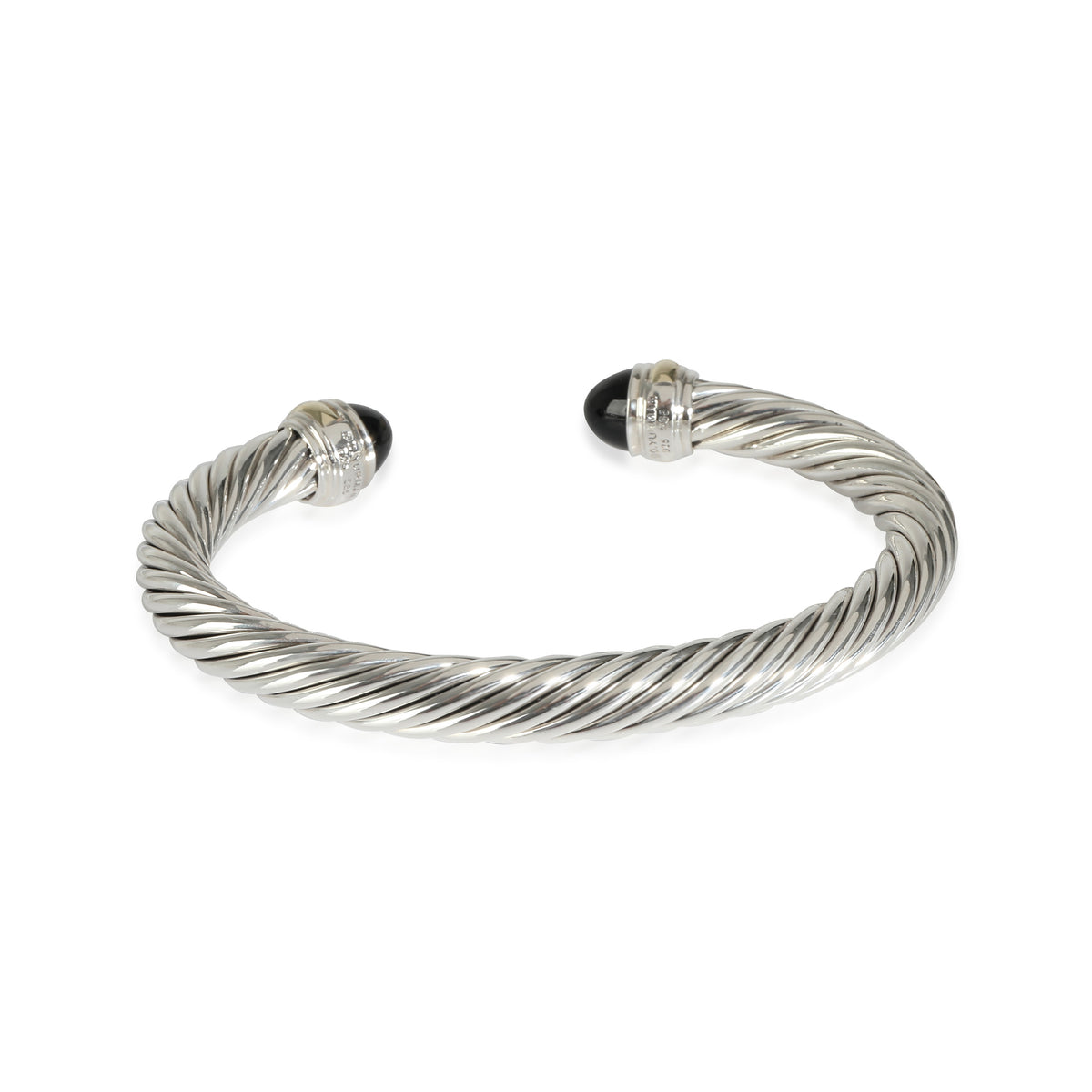 David Yurman Cable Classic Bangle in 14K Yellow Gold/Sterling Silver