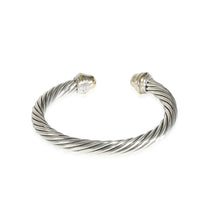 Cable Classic Bangle in 14K Yellow Gold/Sterling Silver