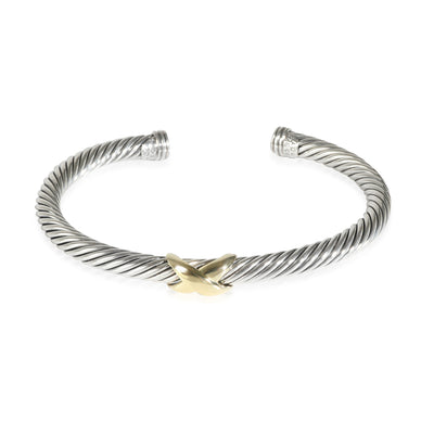 David Yurman Cable Classic Bangle in 14K Yellow Gold/Sterling Silver