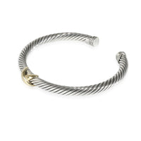 David Yurman Cable Classic Bangle in 14K Yellow Gold/Sterling Silver