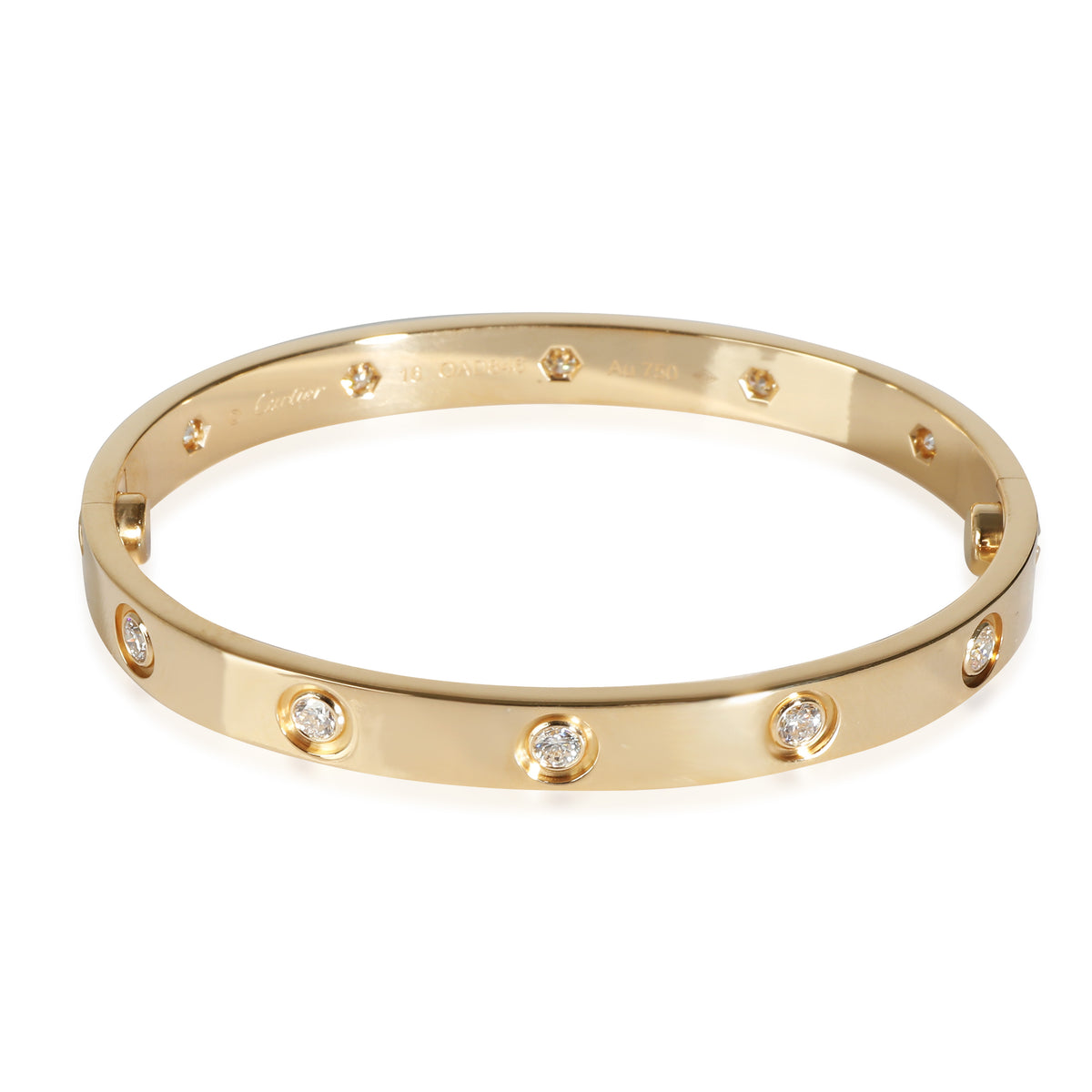 Love Bracelet, 10 Diamonds (Yellow Gold)