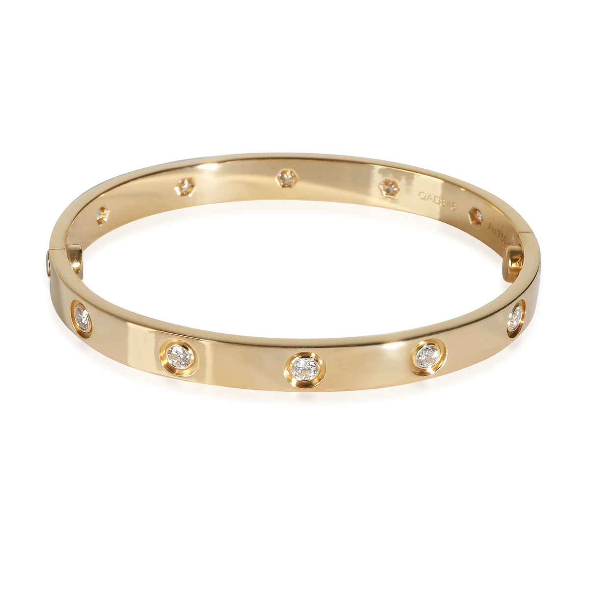 Love Bracelet, 10 Diamonds (Yellow Gold)