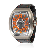 Vanguard Crazy Hours V45 CH TT BK OR Men's Watch in  Titanium
