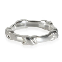 Signature X Station Band in Sterling Silver