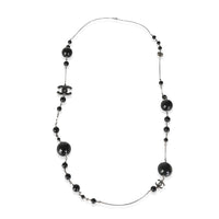 2009 Black Bead CC Necklace