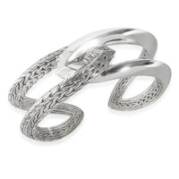 Classic Chain Cuff in Sterling Silver