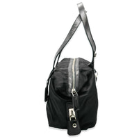 Black Nylon Tessuto Small Shopper Tote