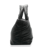 Black Quilted Nylon Small Reversible Coco Cocoon Tote