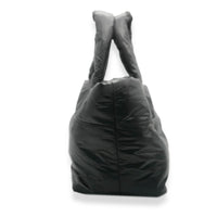 Black Quilted Nylon Small Reversible Coco Cocoon Tote