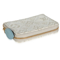 Louis Vuitton Beige White Jacquard Since 1854 Zippy Coin Purse