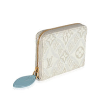 Louis Vuitton Beige White Jacquard Since 1854 Zippy Coin Purse