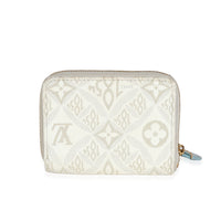 Louis Vuitton Beige White Jacquard Since 1854 Zippy Coin Purse