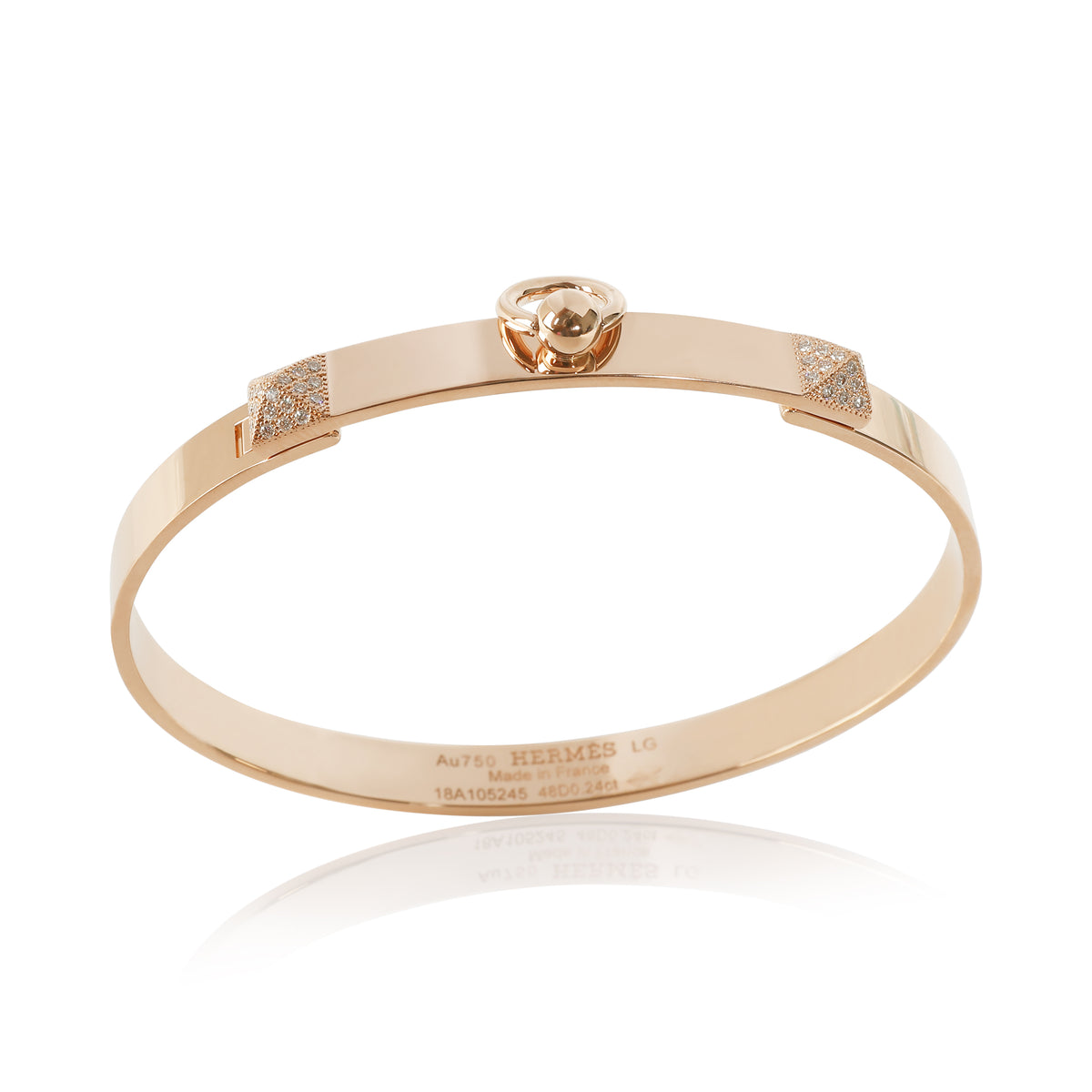 Collier De Chien Bracelet in 18K Rose Gold, .24 Ctw.