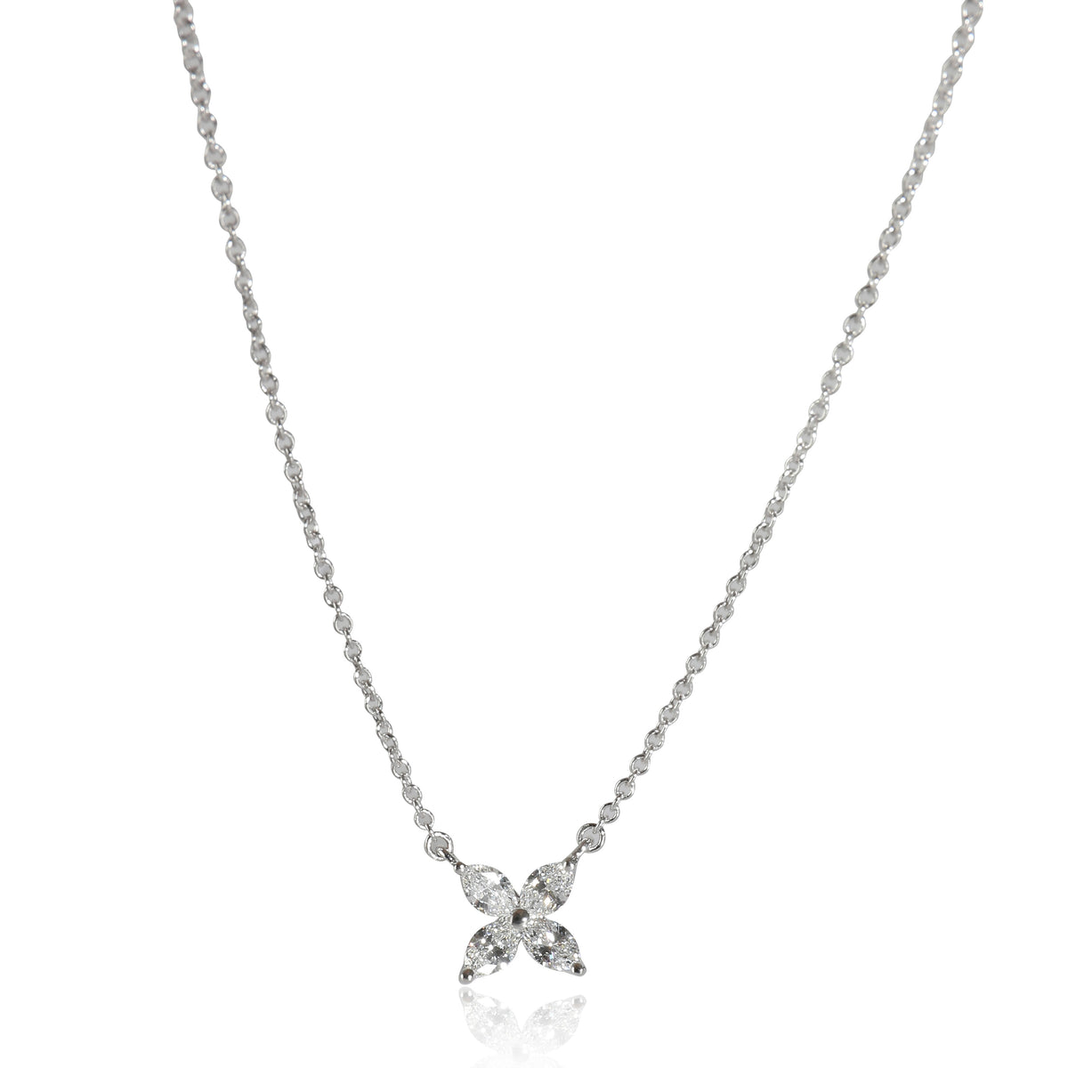 Tiffany & Co. Victoria Pendant in Platinum 0.32 CTW