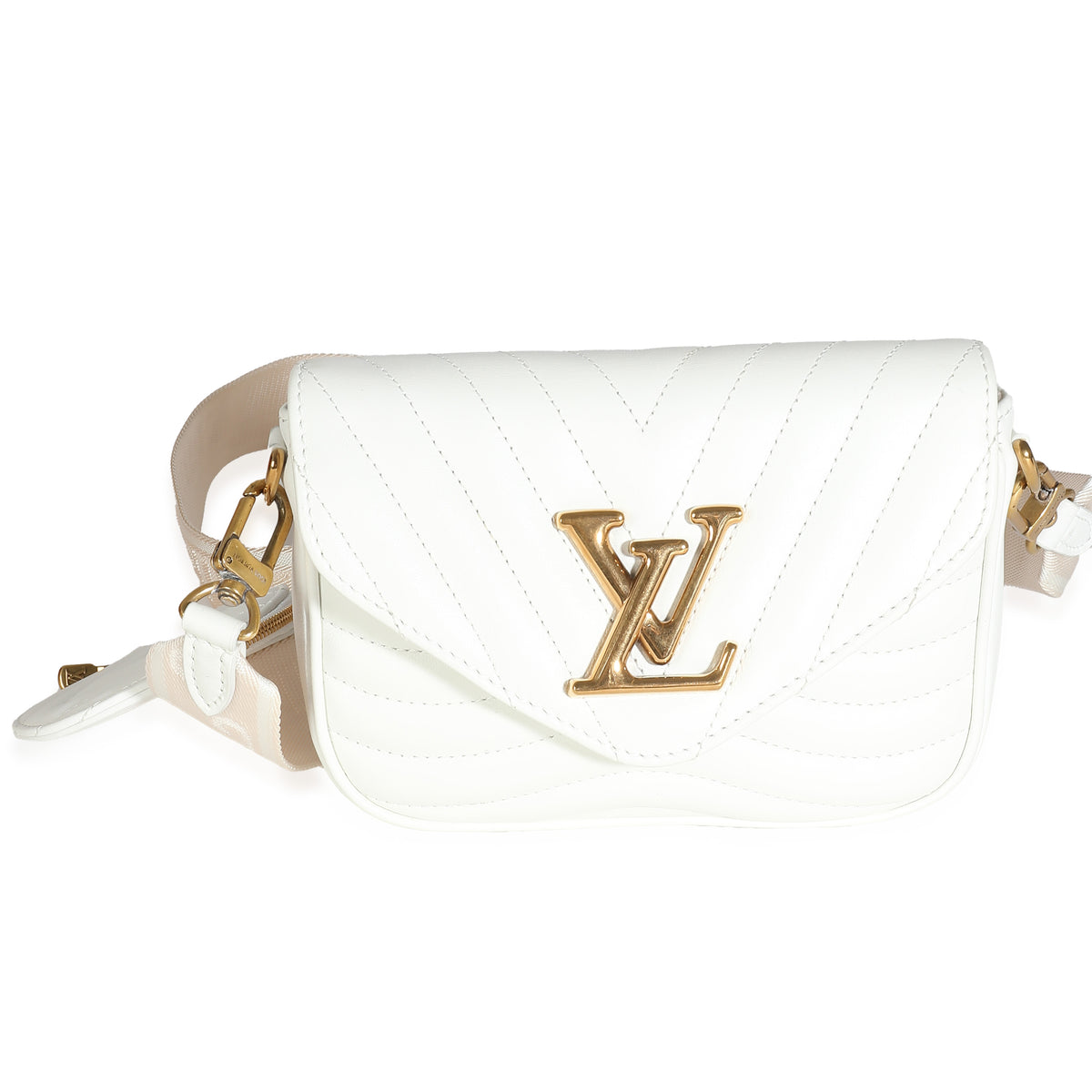 Louis Vuitton Snow Calfskin New Wave Multi Pochette