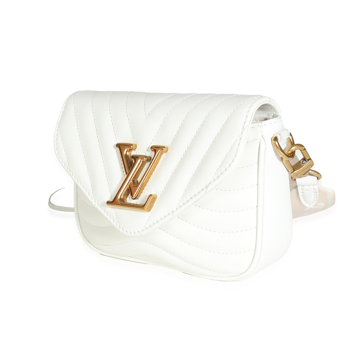 Louis Vuitton Snow Calfskin New Wave Multi Pochette