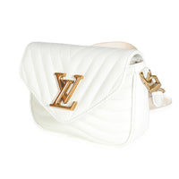 Louis Vuitton Snow Calfskin New Wave Multi Pochette