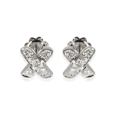 Vintage Earrings in  White Gold 0.35 CTW