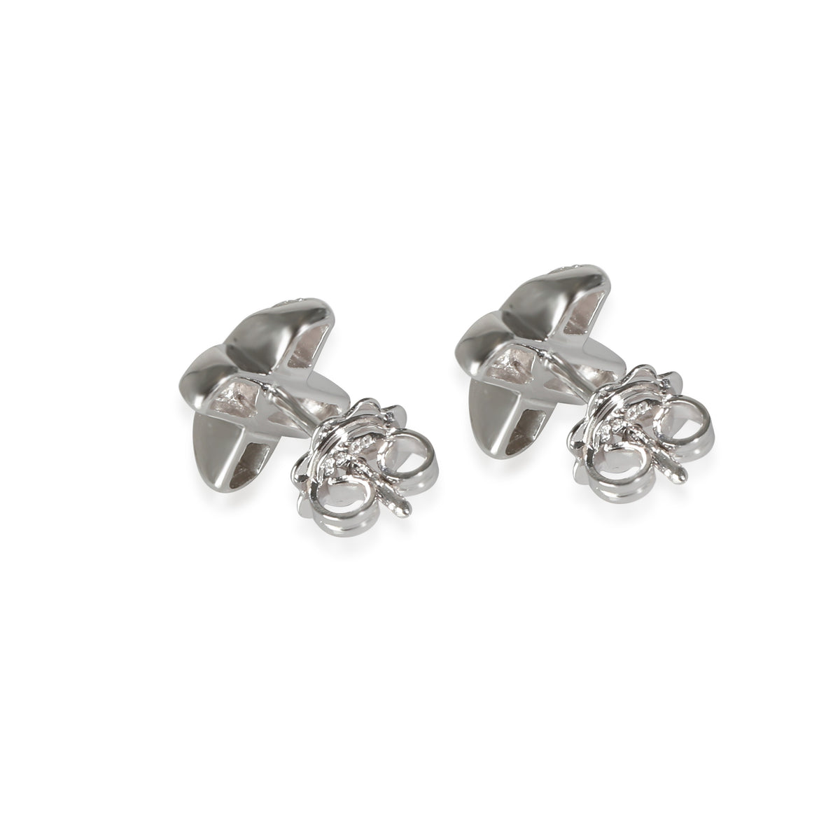 Vintage Earrings in  White Gold 0.35 CTW