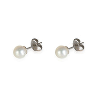 Tiffany Signature® Pearls Earrings in 18k White Gold