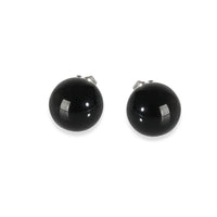 Tiffany & Co. Onyx Earrings in  Sterling Silver