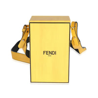 Yellow Vitello Fluffy Logo Vertical Box Bag