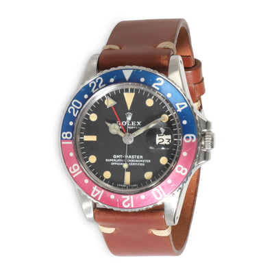 GMT-Master 1675 Mens Watch in  Stainless Steel