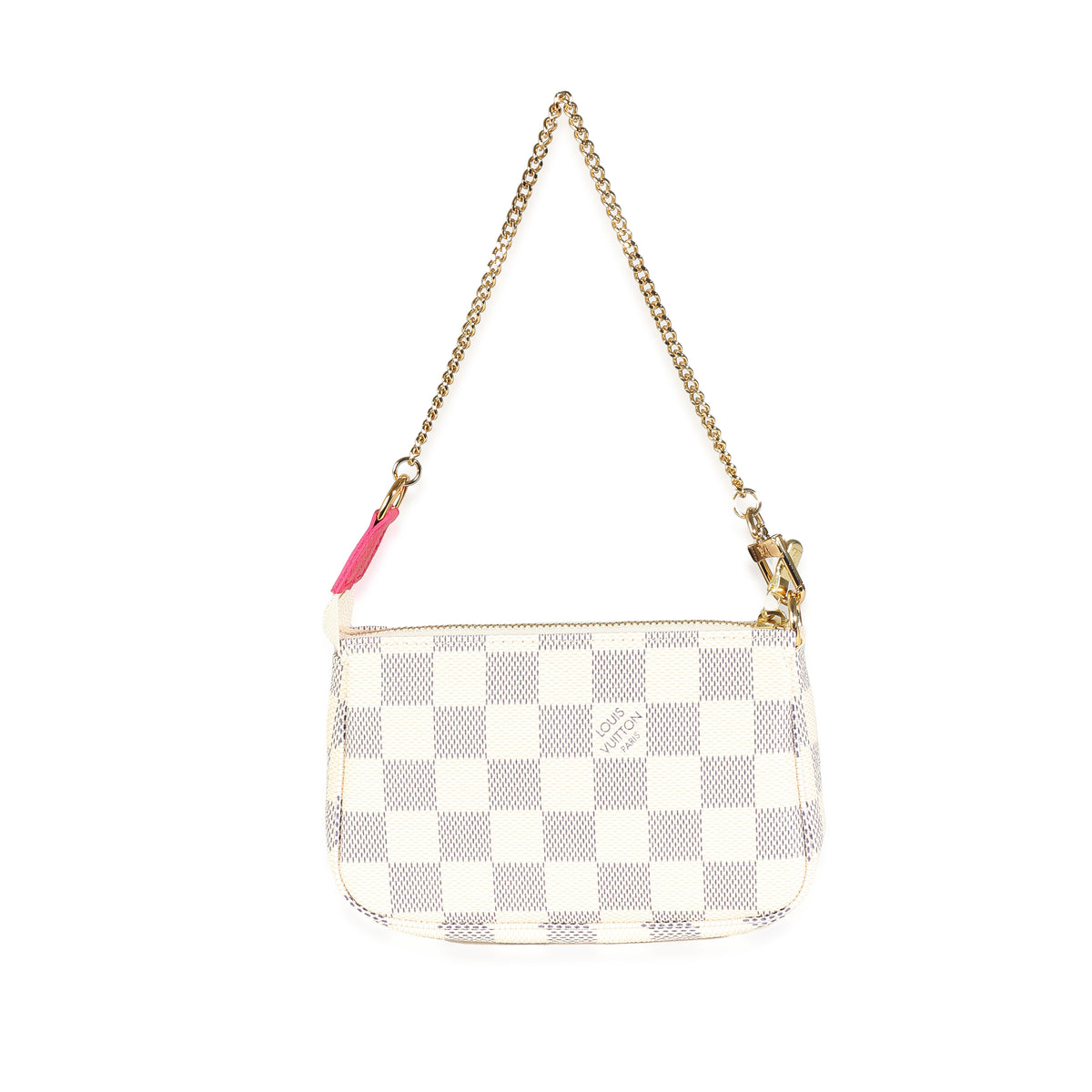 Vivienne Christmas Damier Azur Canvas Mini Pochette Accessoires