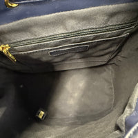 Chanel Navy Quilted Lambskin Small Urban Spirit Backpack Handbag ad1